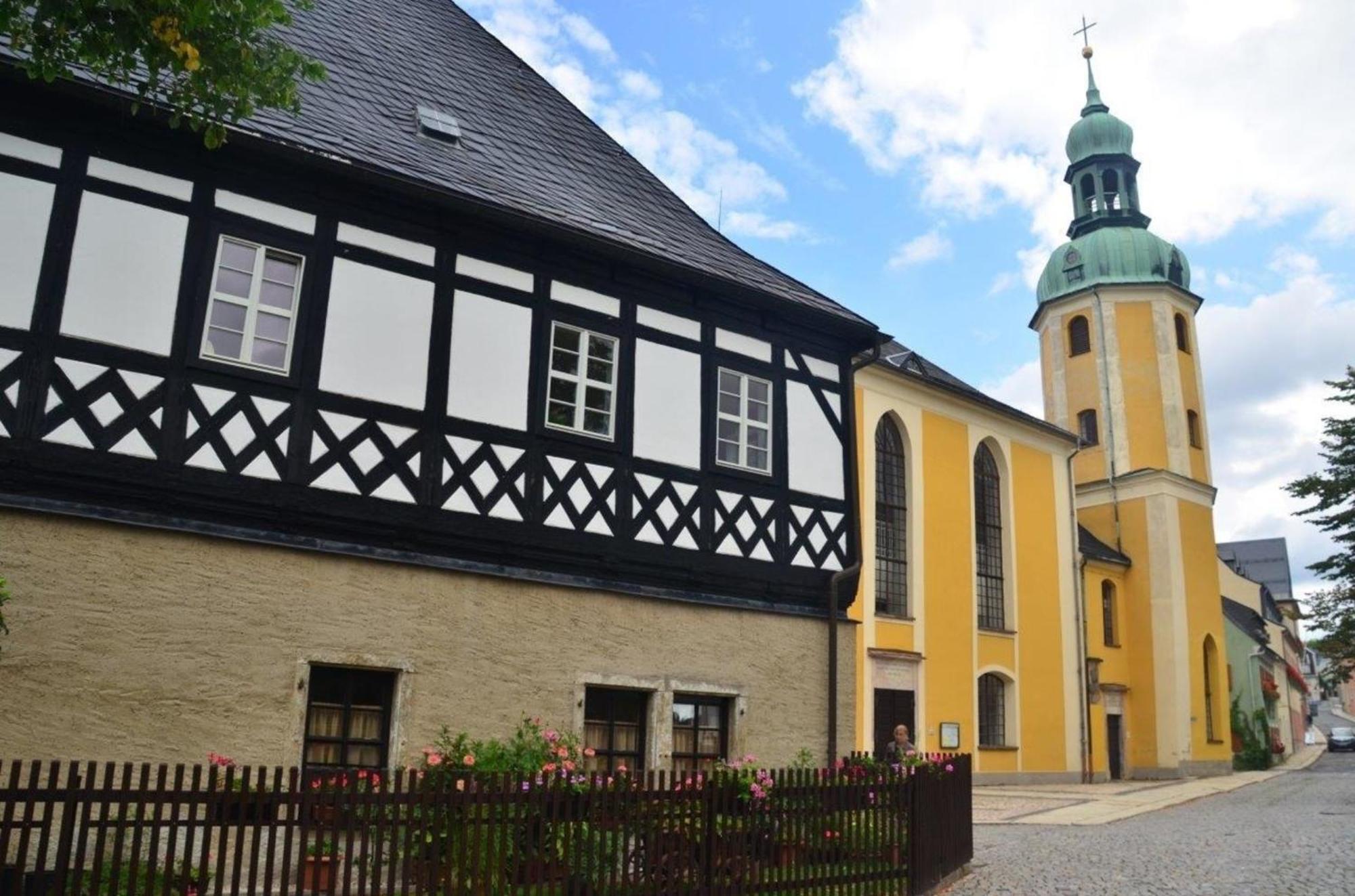 Ferienwohnung "Zum Schlosskeller" Wolkenstein Eksteriør bilde